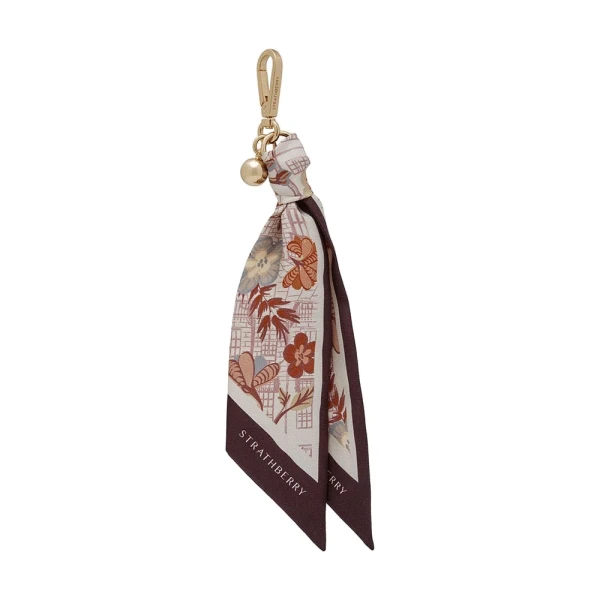 Silk Charm in Scottish Architecture Burgundy