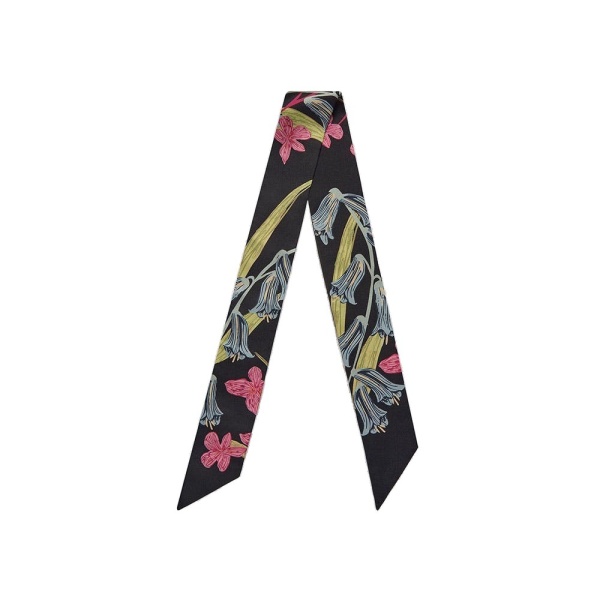 Strathberry Silk Skinny Scarf