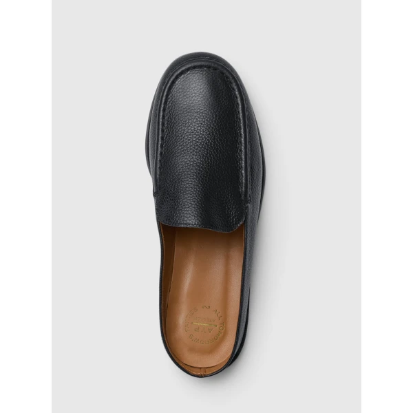 Black ATP Atelier slip on loafers