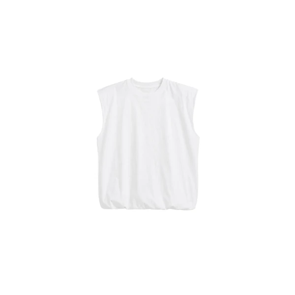 Alvor Padded Balloon Top in White