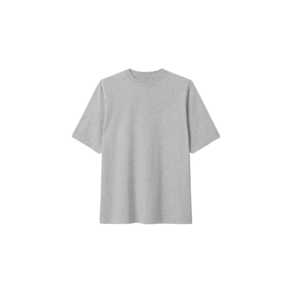 Anira Padded T-Shirt in Grey Melange
