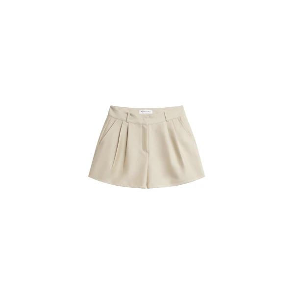 Avanca Wired Mini Shorts in Beige