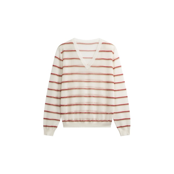 The Frankie Shop Ayen Sheer Knit Top