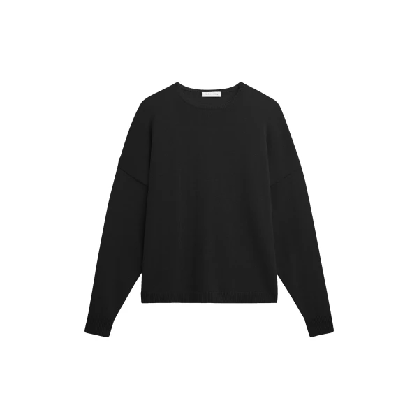 Basel Crew Neck Sweater in Black