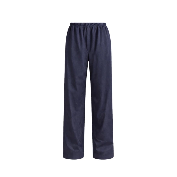 Baxter Perforated Track Pants in Navy