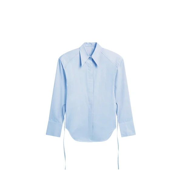 Bec Padded Shirt in Light Blue