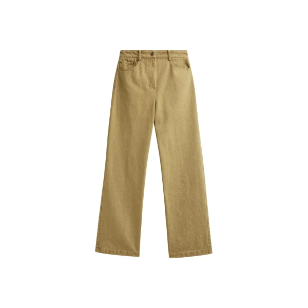 Beckett Straight Jeans in Olive Brown