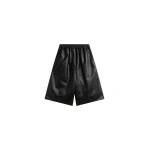 The Frankie Shop Beslon Leather-Effect Bermuda Shorts