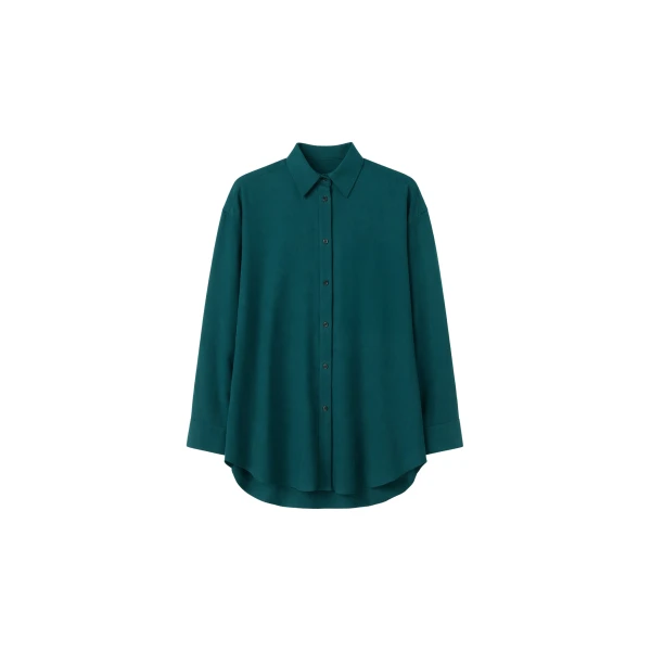 Bina Padded Shirt in Bottle Green