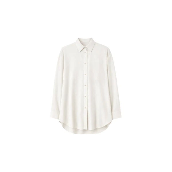 Bina Padded Shirt in Ivory