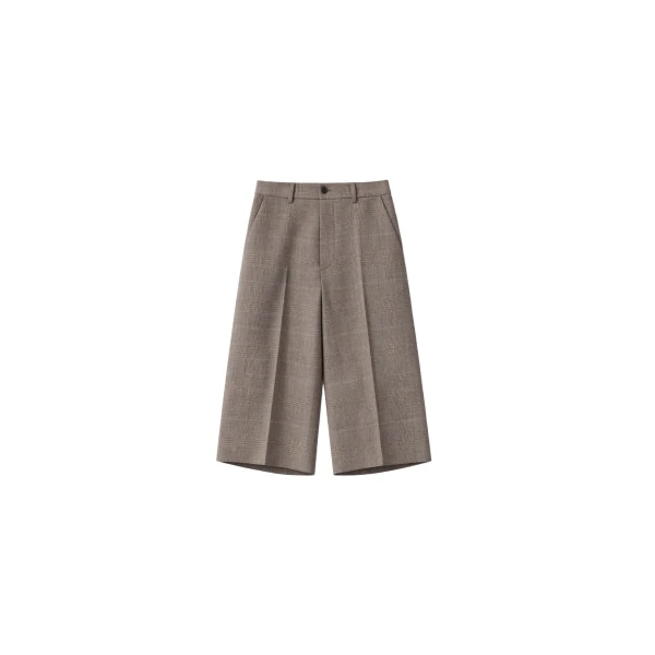 Brickell Bermuda Shorts in Brown Glen Plaid