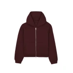 The Frankie Shop Calder Neoprene Zip-Up Hoodie