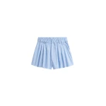The Frankie Shop Castalia Cotton Gathered Shorts