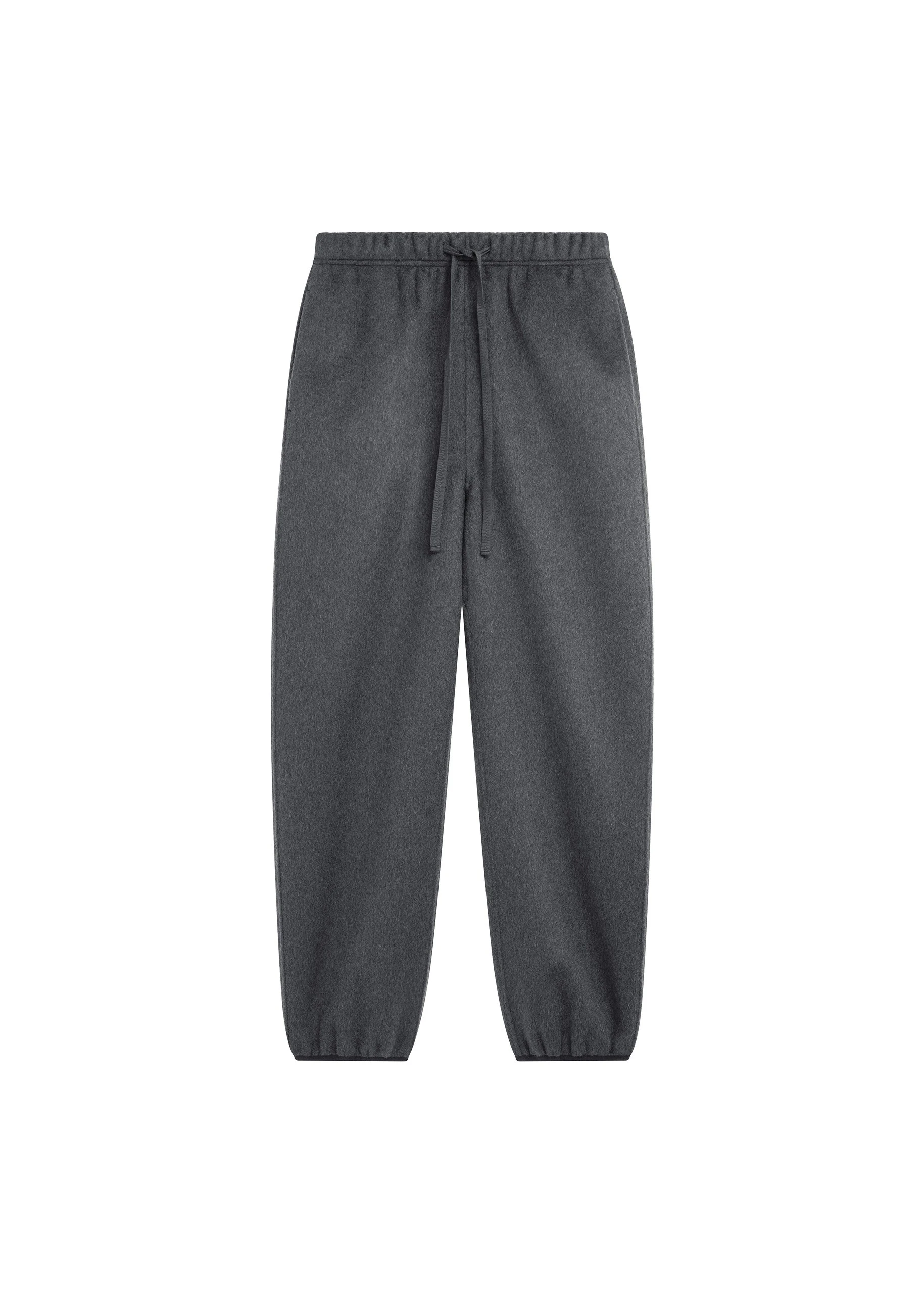 Delancey Wool Joggers in Dark Grey Melange by The Frankie Shop – Pants The Frankie Shop Delancey Wool Joggers