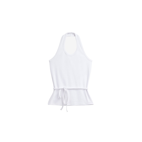 The Frankie Shop Denia Halter Tie Top