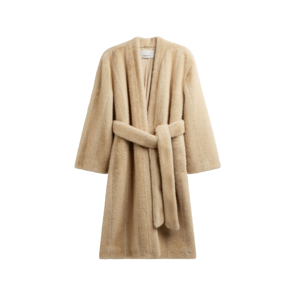 The Frankie Shop Destiny Padded Faux Fur Coat