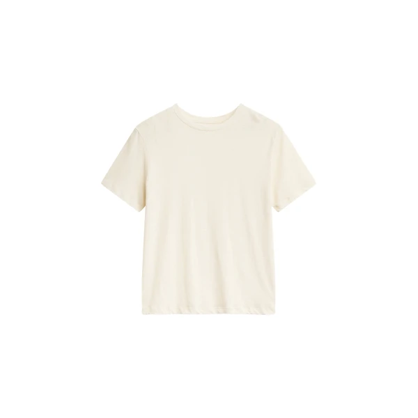 Elba Cotton T-Shirt in Cream