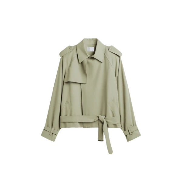 The Frankie Shop Elva Fluid Short Trench