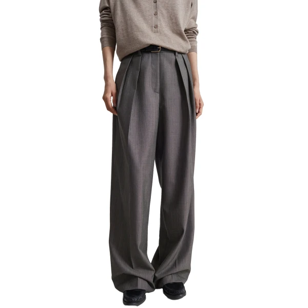 The Frankie Shop Erena Pleated Trousers