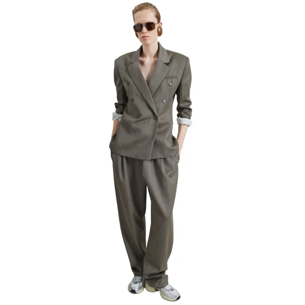 The Frankie Shop Finn Wool Elastic Pants