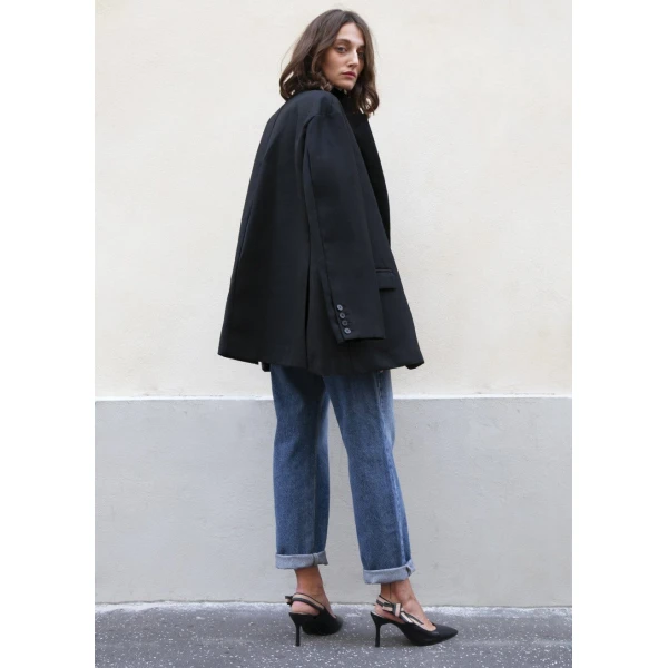 The Frankie Shop Frankie Oversized Boyfriend Blazer