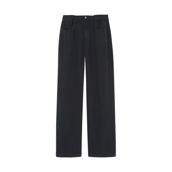 Hayla Denim Pants in Black Wash