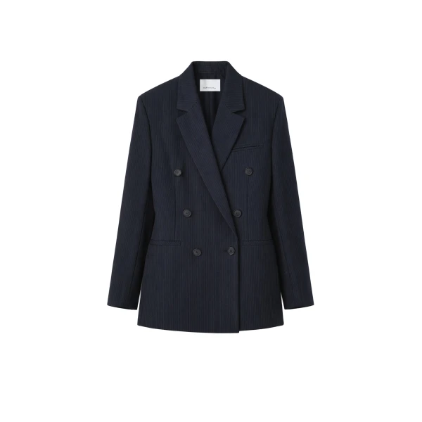 The Frankie Shop Jade Double-Breasted Blazer