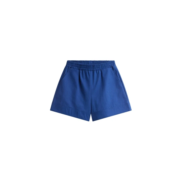 Kampala Cotton Shorts in Cobalt