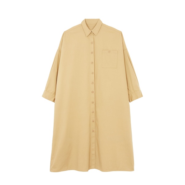 The Frankie Shop Kason Oversized Shirt Dress
