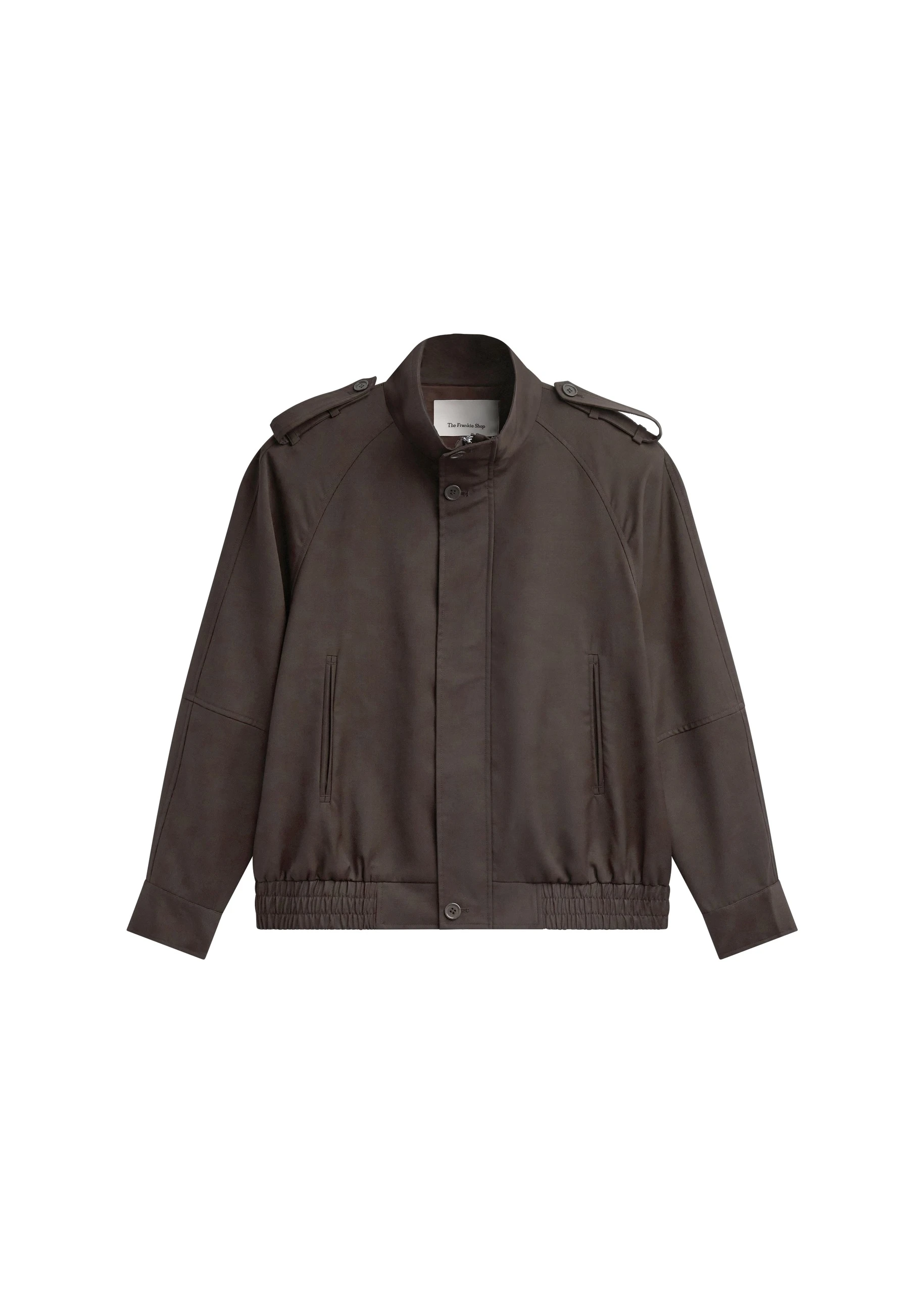 Kelly Padded Blouson in Brown by The Frankie Shop – Jackets The Frankie Shop Kelly Padded Blouson