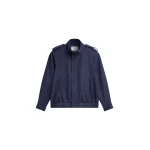 Kelly Padded Blouson in Navy by The Frankie Shop – Jackets The Frankie Shop Kelly Padded Blouson