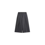 Leher Tailored Wool Culottes in Charcoal by The Frankie Shop – Pants The Frankie Shop Leher Tailored Wool Culottes