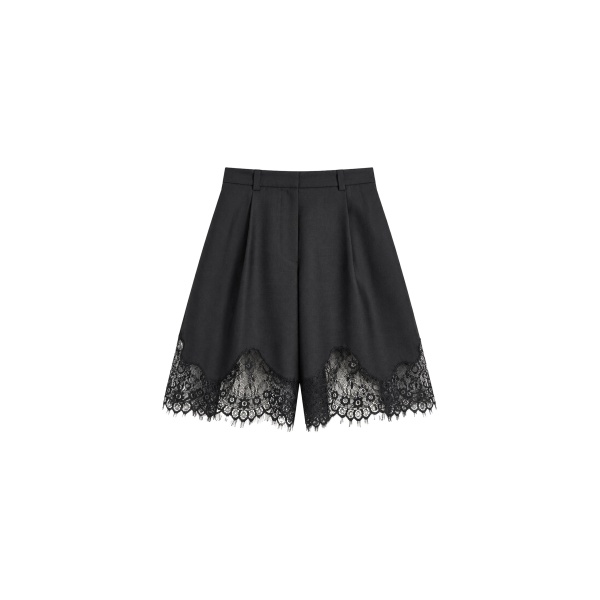 The Frankie Shop Lido Lace Bermuda Shorts