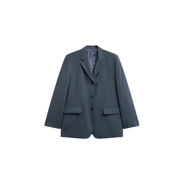 The Frankie Shop Lioni Oversized Padded Blazer