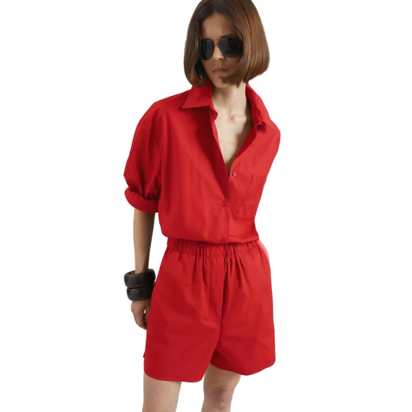 The Frankie Shop Lui Organic Cotton Shirt