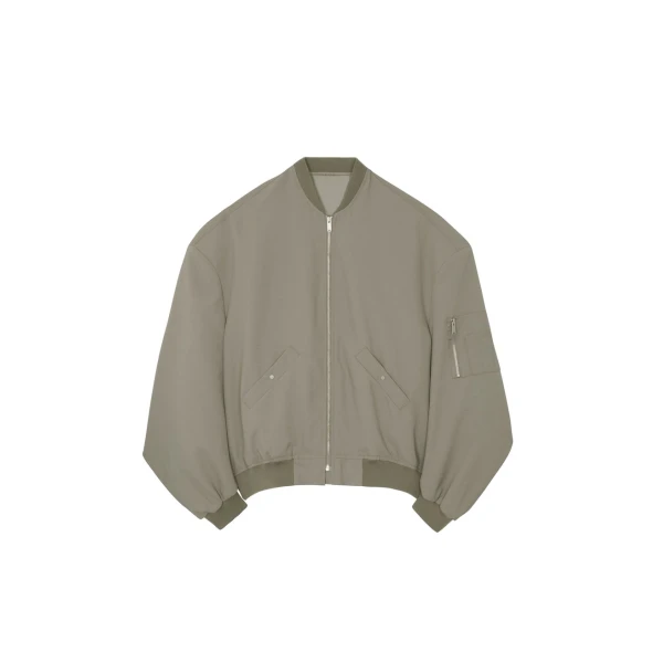Lumi Bomber Jacket in Dark Olive