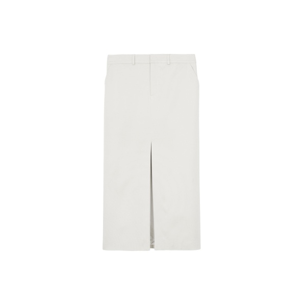 The Frankie Shop Maybelle Front Slit Midi Skirt