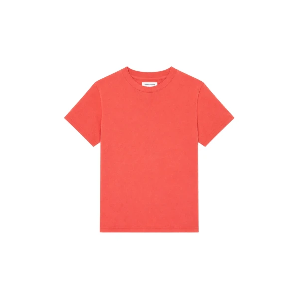 Meriot Simple Tee in Red