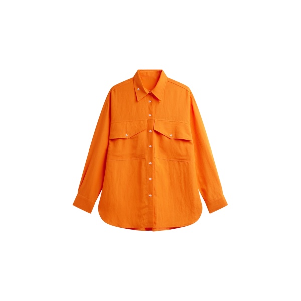 The Frankie Shop Miery Linen Oversized Shirt