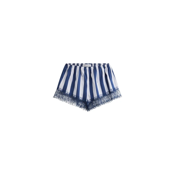 Milos Mini Boxer Shorts in Navy and White Stripe