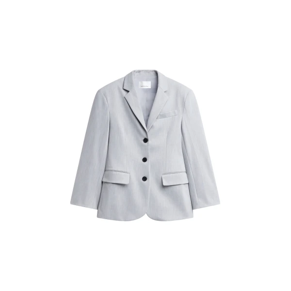 Mirbel Cinched Blazer in Light Grey
