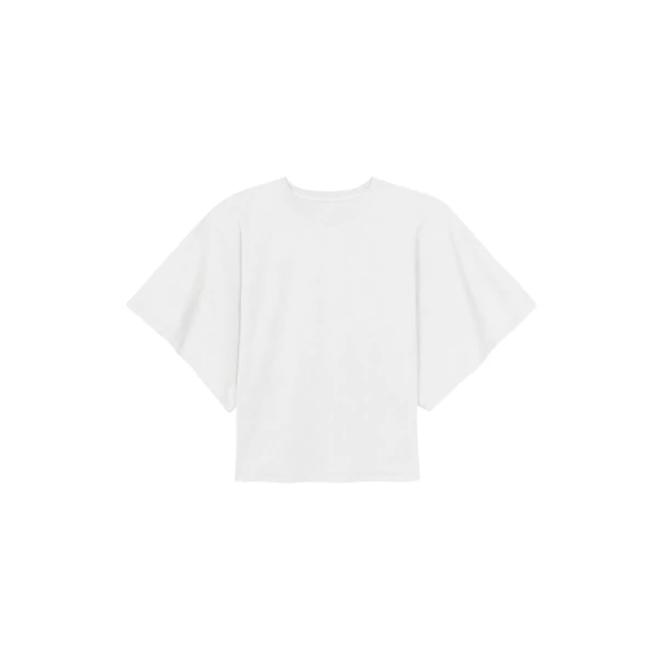 Modave Dolman Sleeve Tee in White