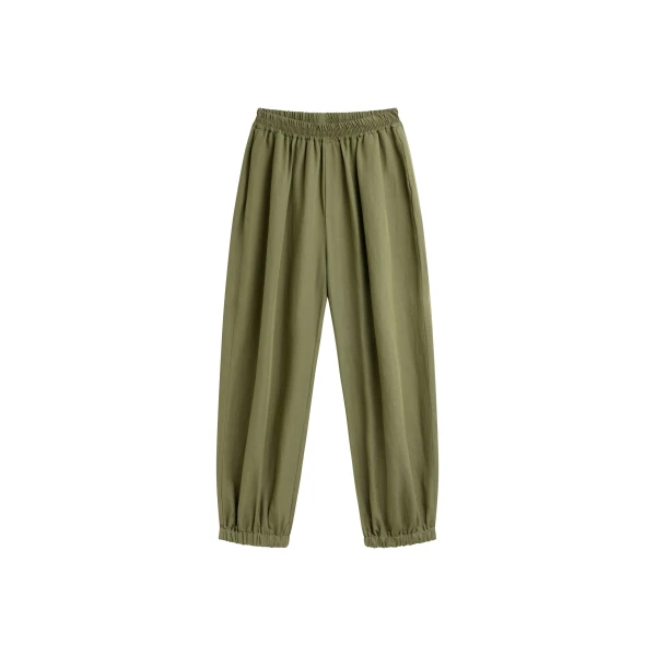 Morat Linen Balloon Pants in Olive