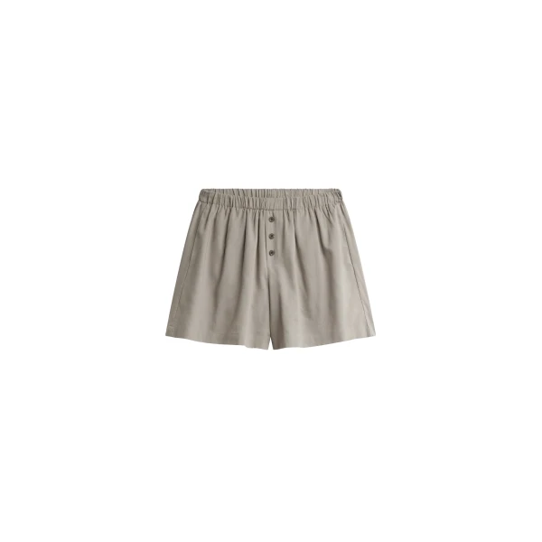 Noja Fluid Boxer Shorts in Pale Olive