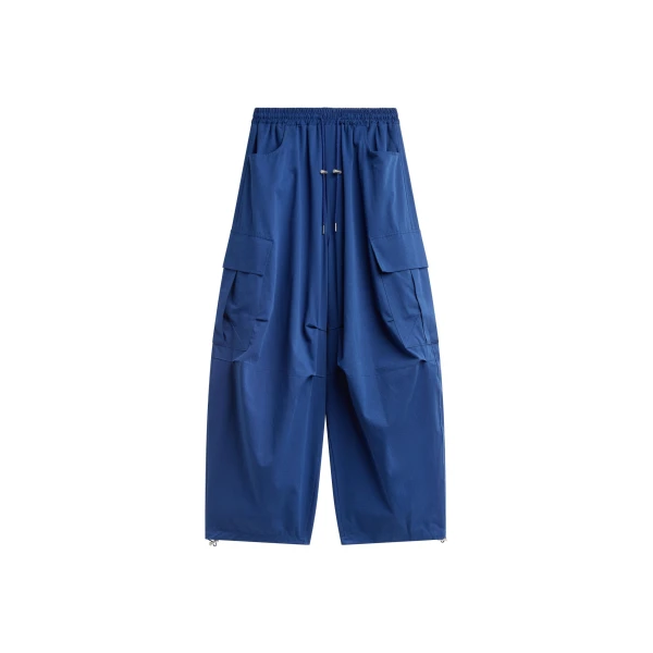 Olby Drawstring Cargo Pants in Cobalt