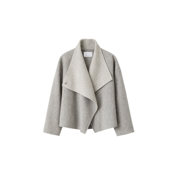 The Frankie Shop Onelle Wool Reversible Short Coat