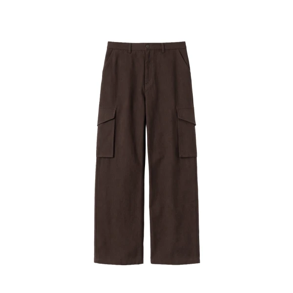Oslo Cotton Cargo Pants in Brown