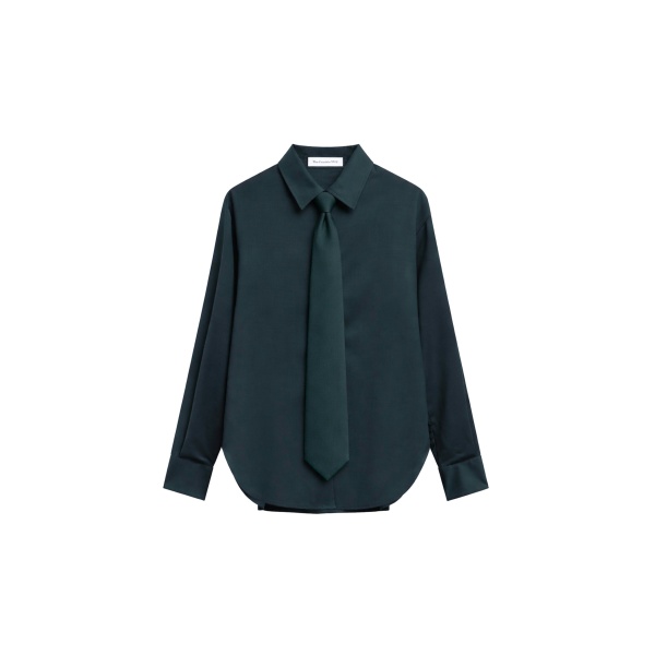The Frankie Shop Peri Tie Neck Shirt