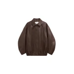 The Frankie Shop Prescott Grained Faux Leather Jacket