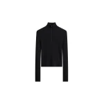 The Frankie Shop Sade Knit Zip Sweater